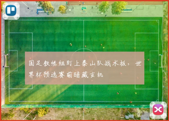 国足教练组盯上泰山队战术板，世界杯预选赛前暗藏玄机